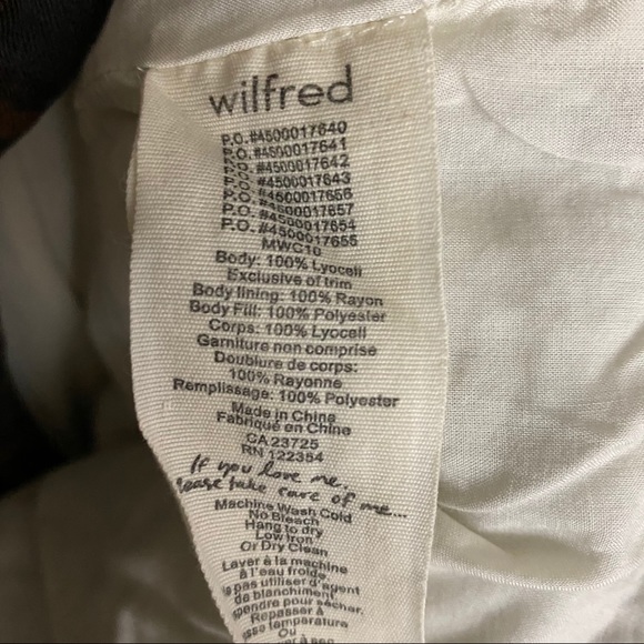 Aritzia Wilfred Quilted Zip Front Lyocell Jacket - Picture 5 of 6